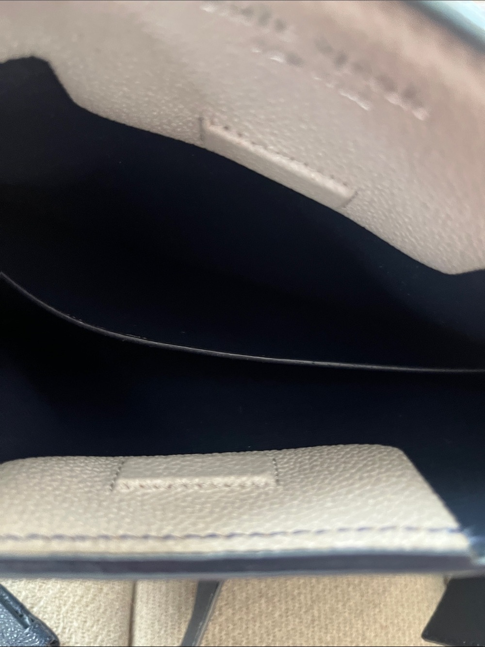 kate spade gray and navy pebbled leather crossbody bag - Picture 7 of 8